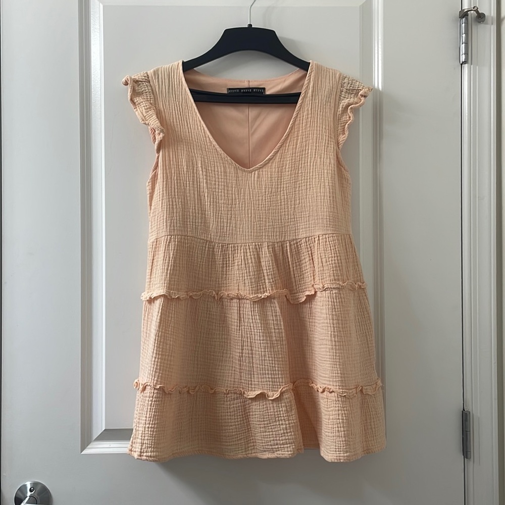 Peach dress